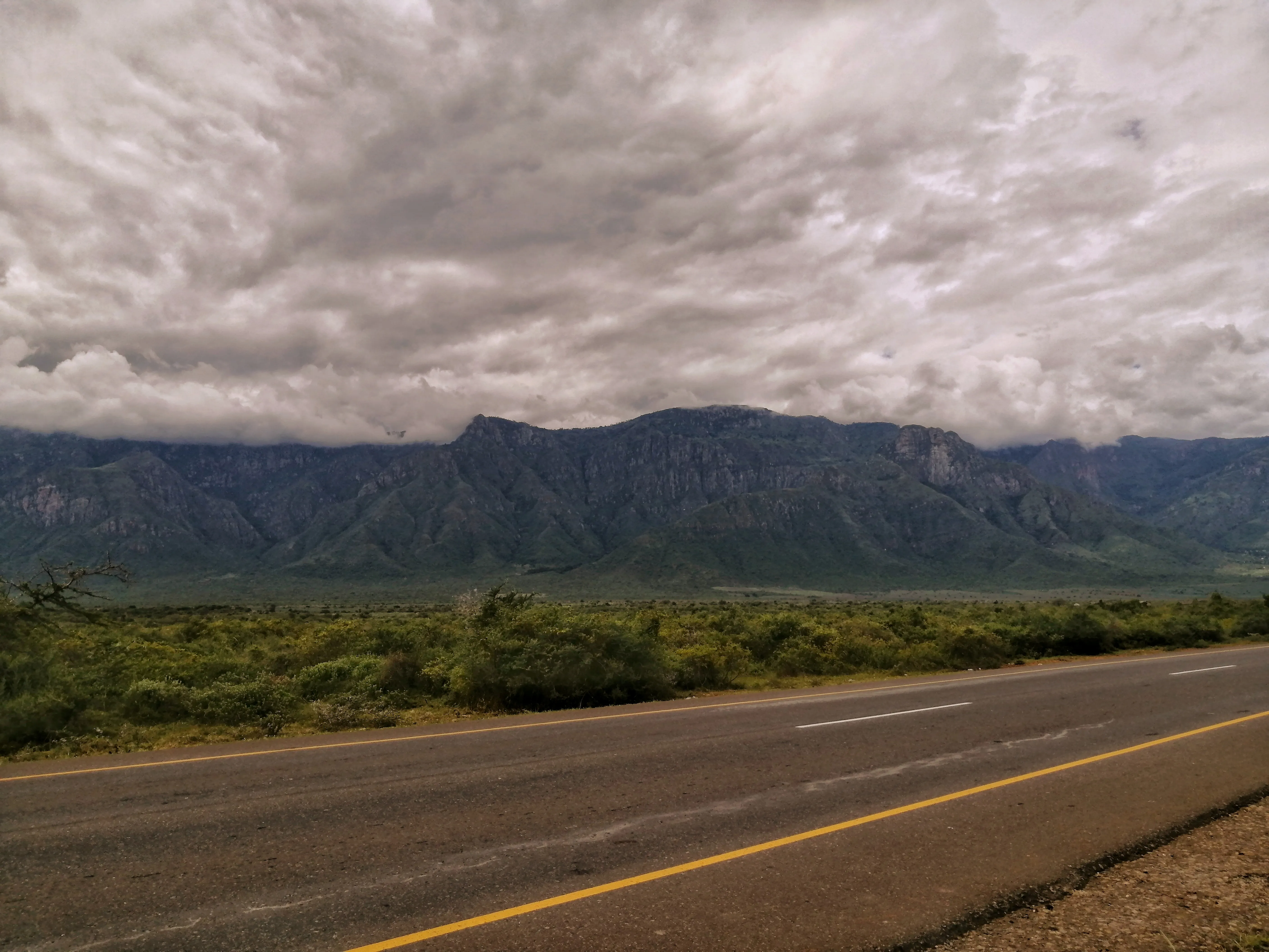 Green mountain landscape near Lushoto in the Usambara Mountains